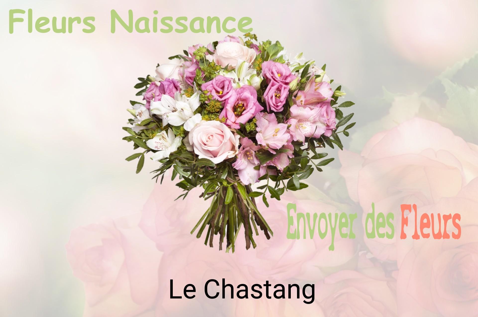 Bouquet de fleurs de naissance livré à Le Chastang